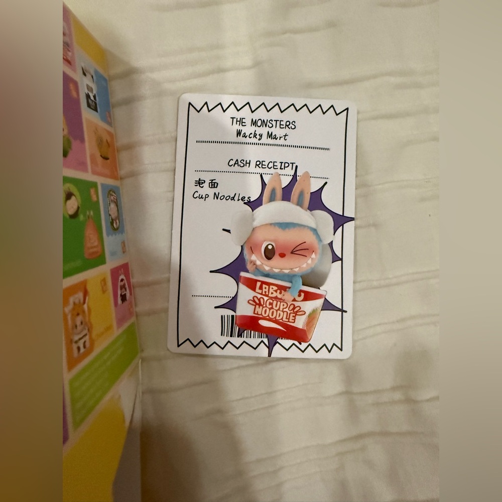 Pop mart wacky mart cup noodles